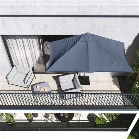 Parasol balkonowy przyścienny Arkea 262x135x240 cm.